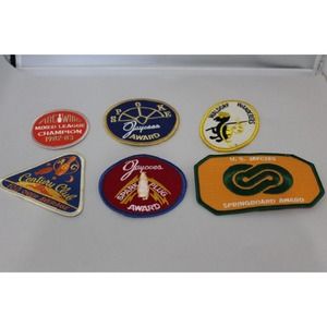 JAYCEES and More, Set of 6 Patches, Spark Plug Award, SpringBoard Award,VINTAGE